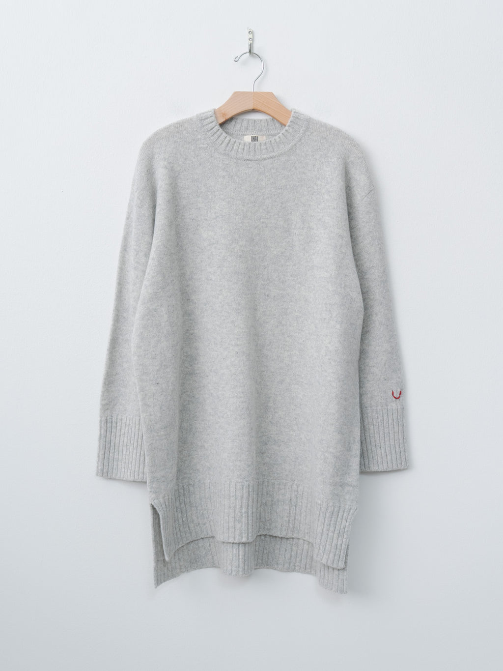 Fine Lambswool Oversized P/O - Light Gray