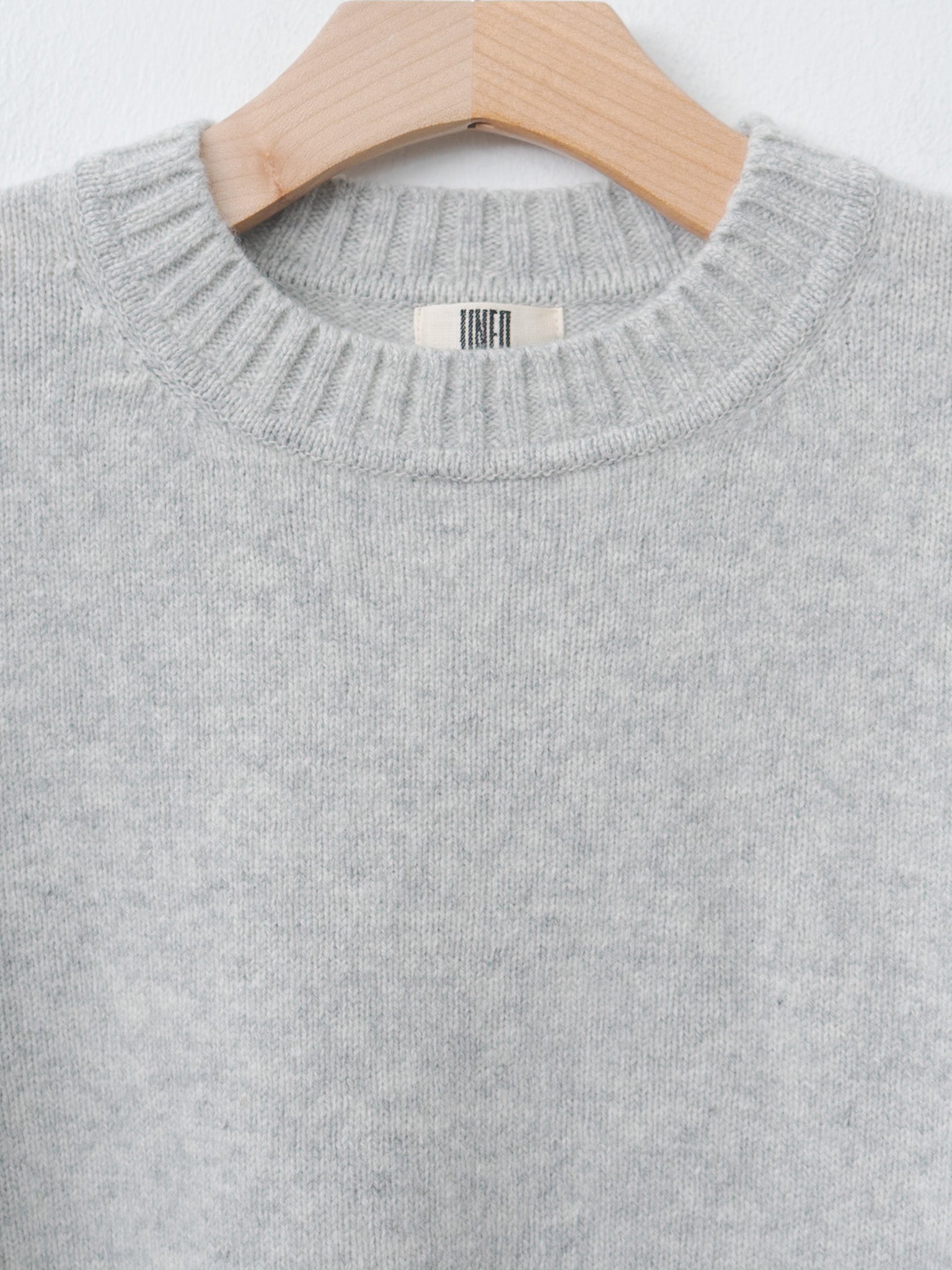 Fine Lambswool Oversized P/O - Light Gray