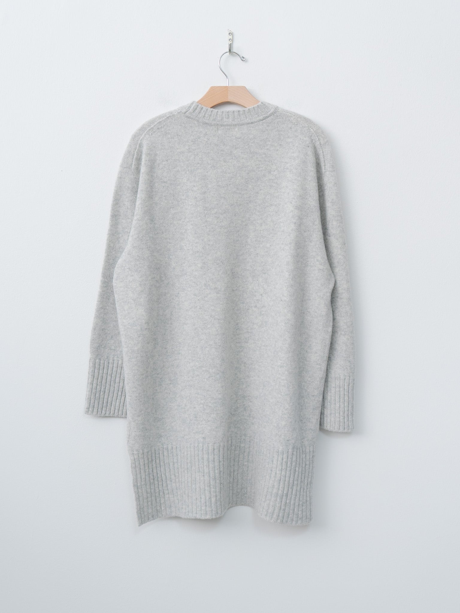 Fine Lambswool Oversized P/O - Light Gray