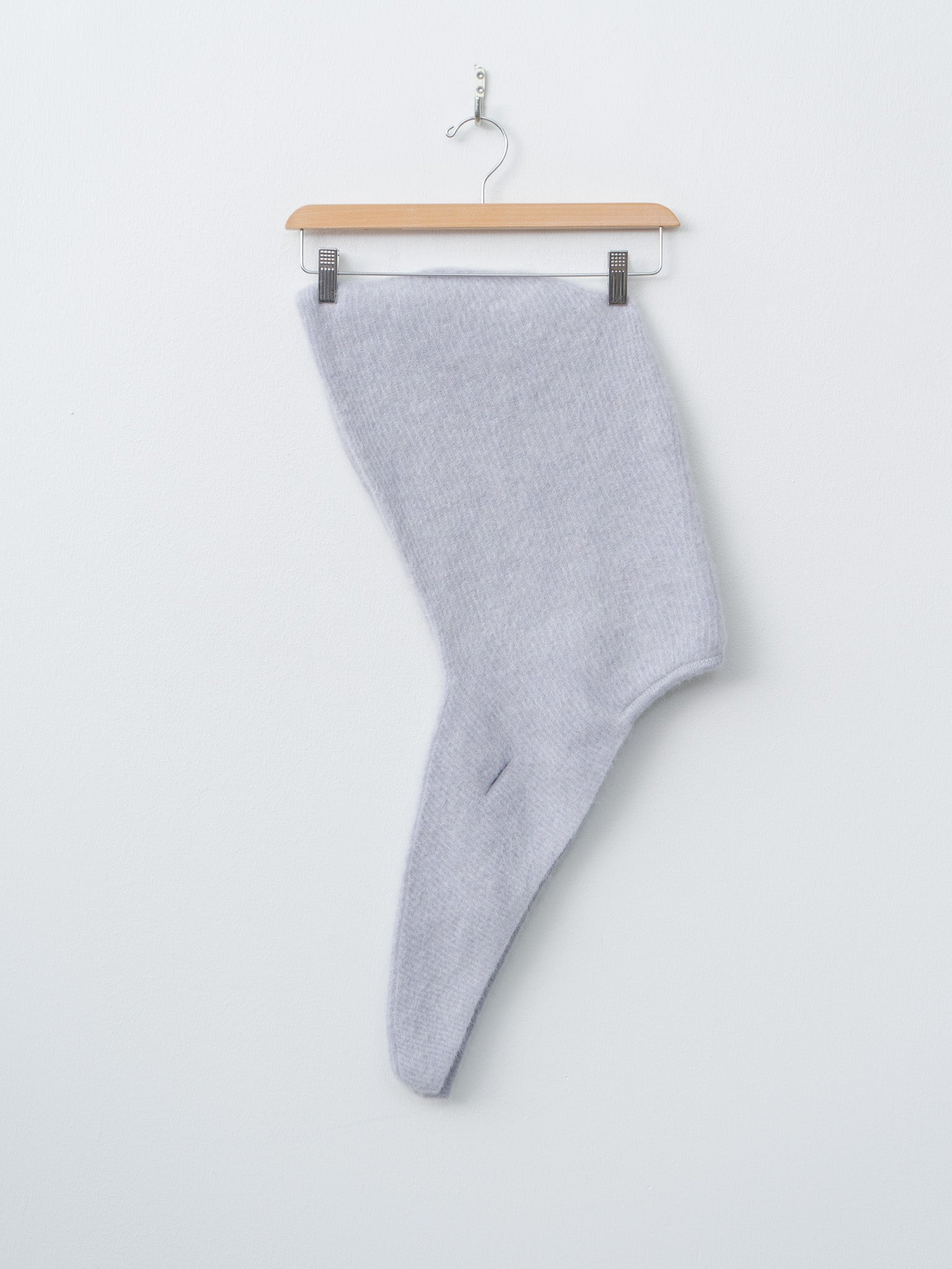 Stretch Superkid Mohair Hooded Stole - Ice Blue, Dark Brown, Black