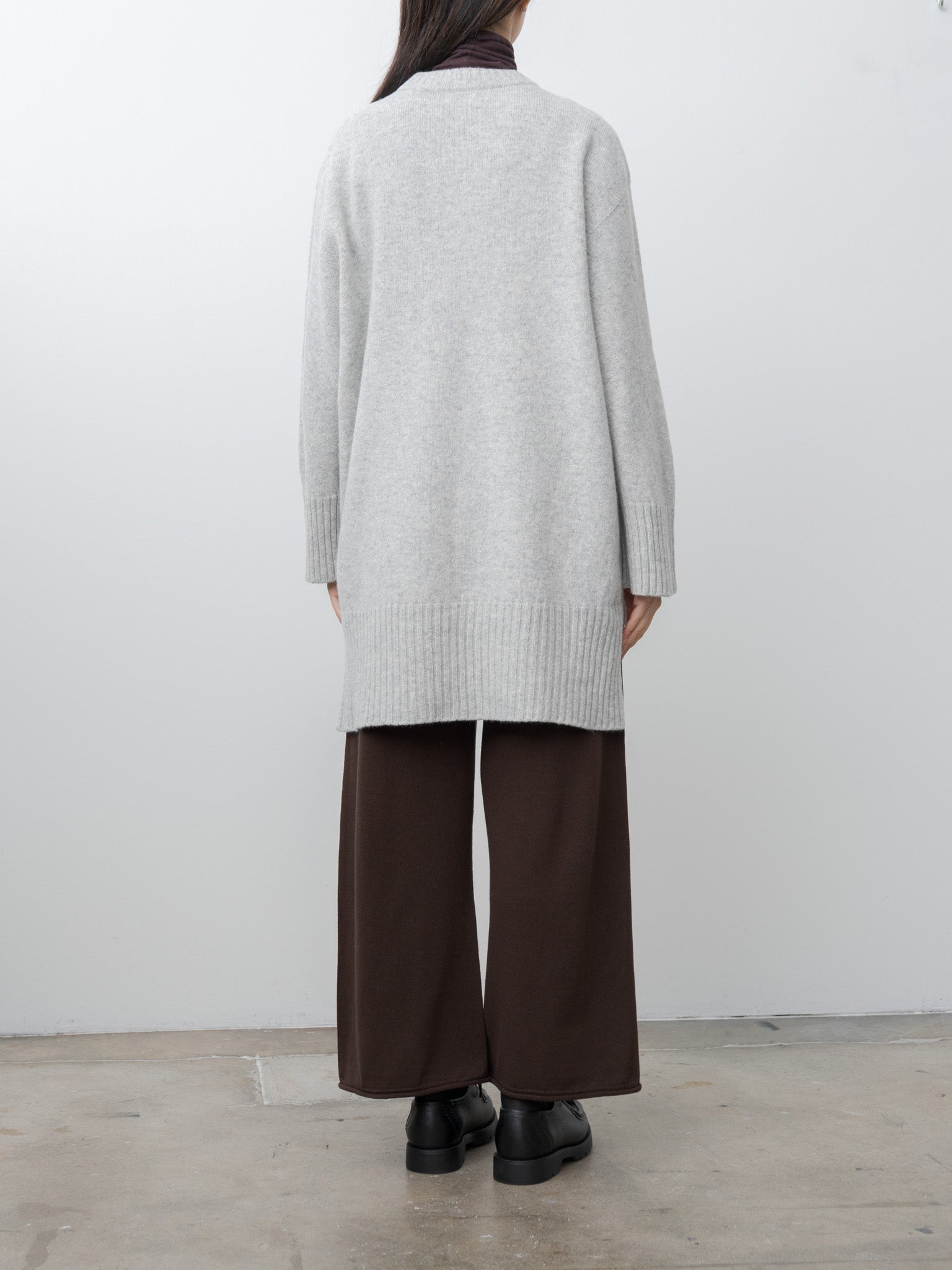 Fine Lambswool Oversized P/O - Light Gray
