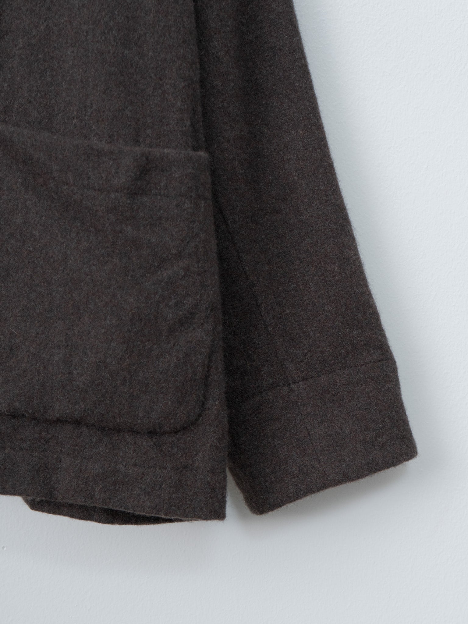 Wool Tailored Jacket - Brown
