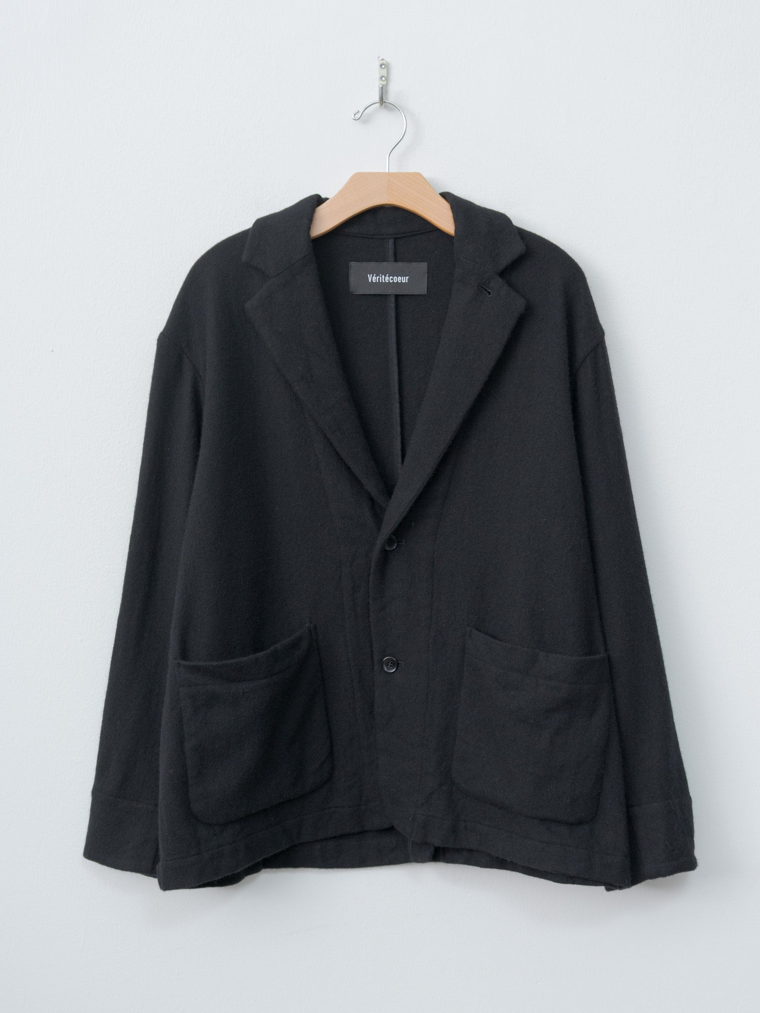 Wool Tailored Jacket - Black