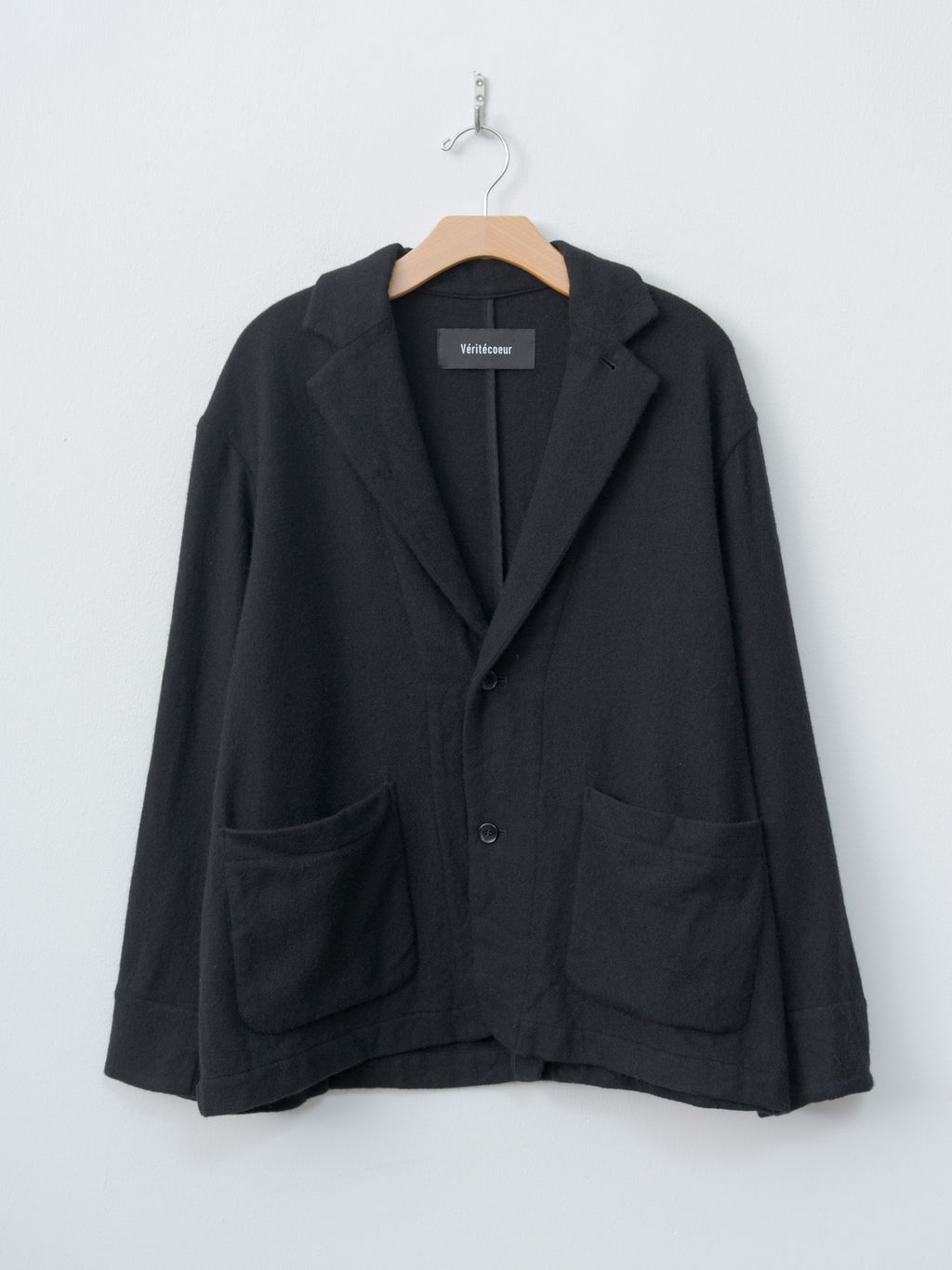 Wool Tailored Jacket - Black