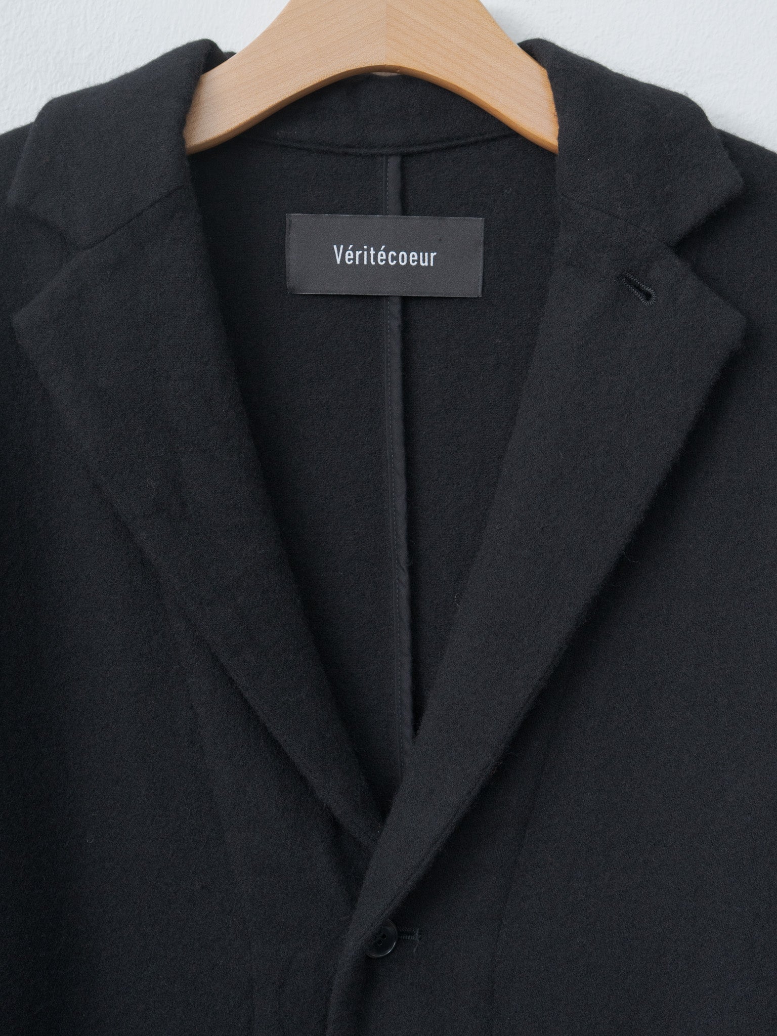 Wool Tailored Jacket - Black