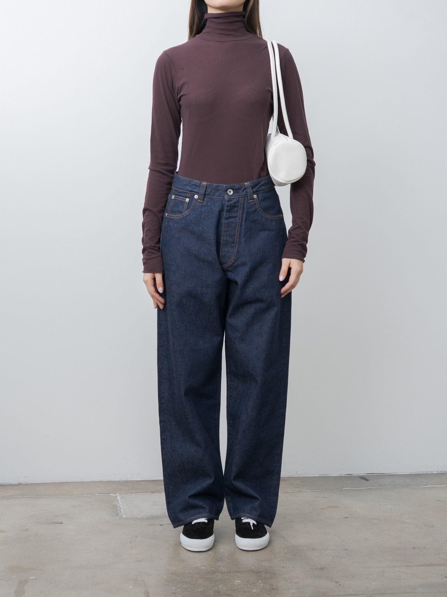 Cylinder Boston Long Handle - White