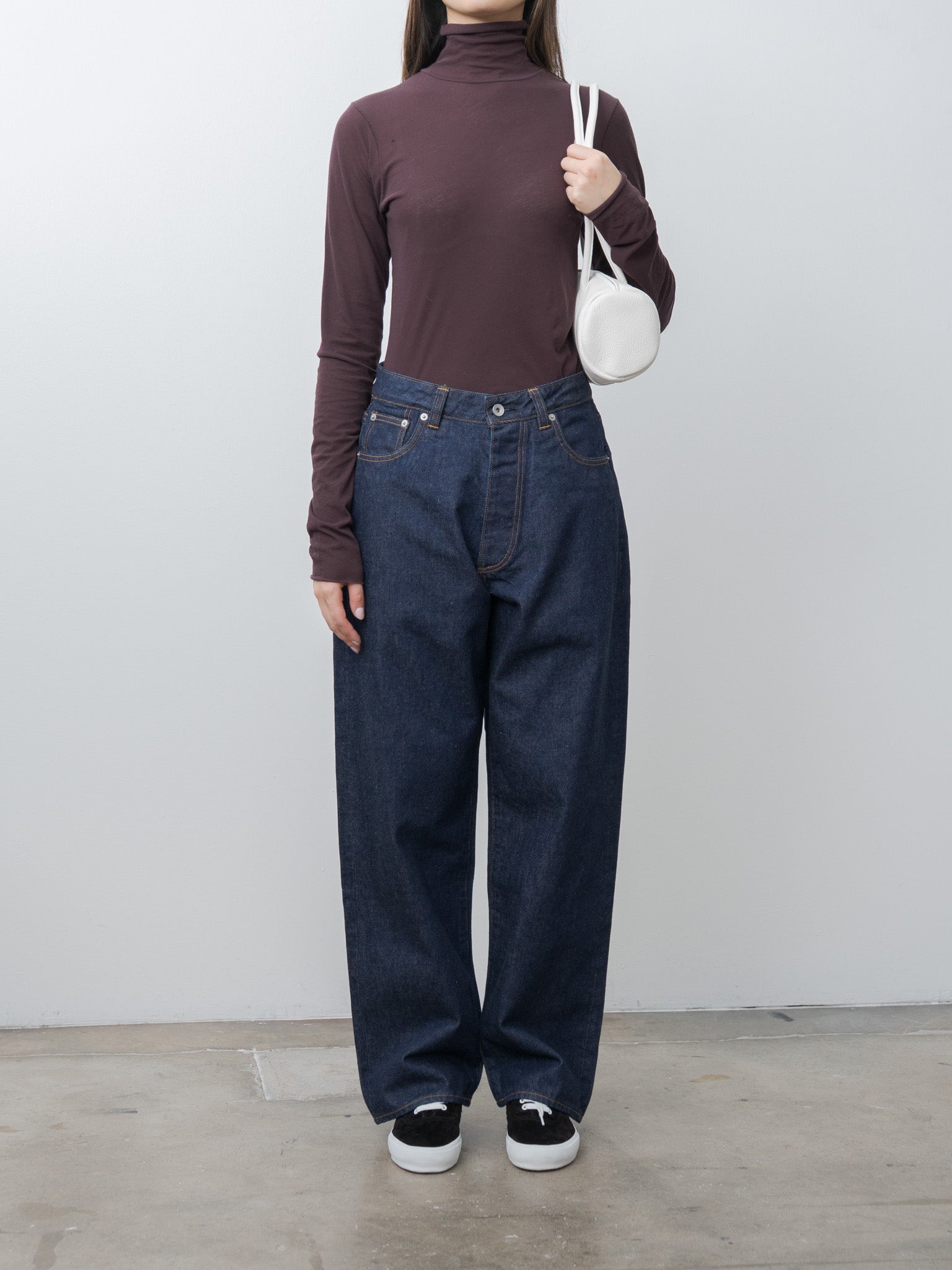 Cylinder Boston Long Handle - White