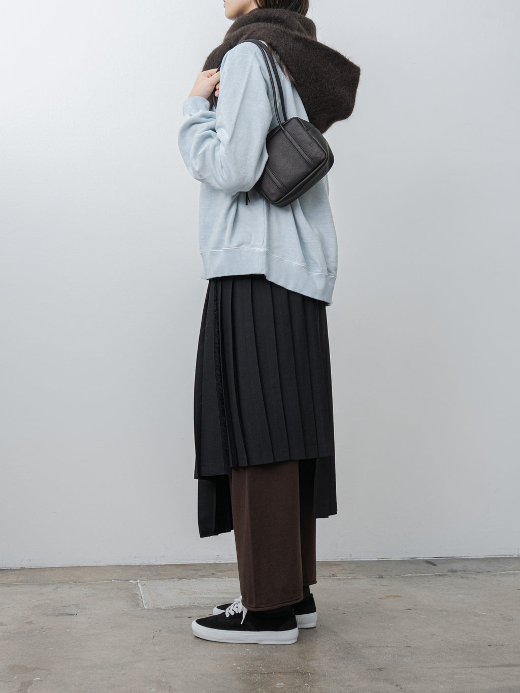 Square Boston Long Handle MINI - Black