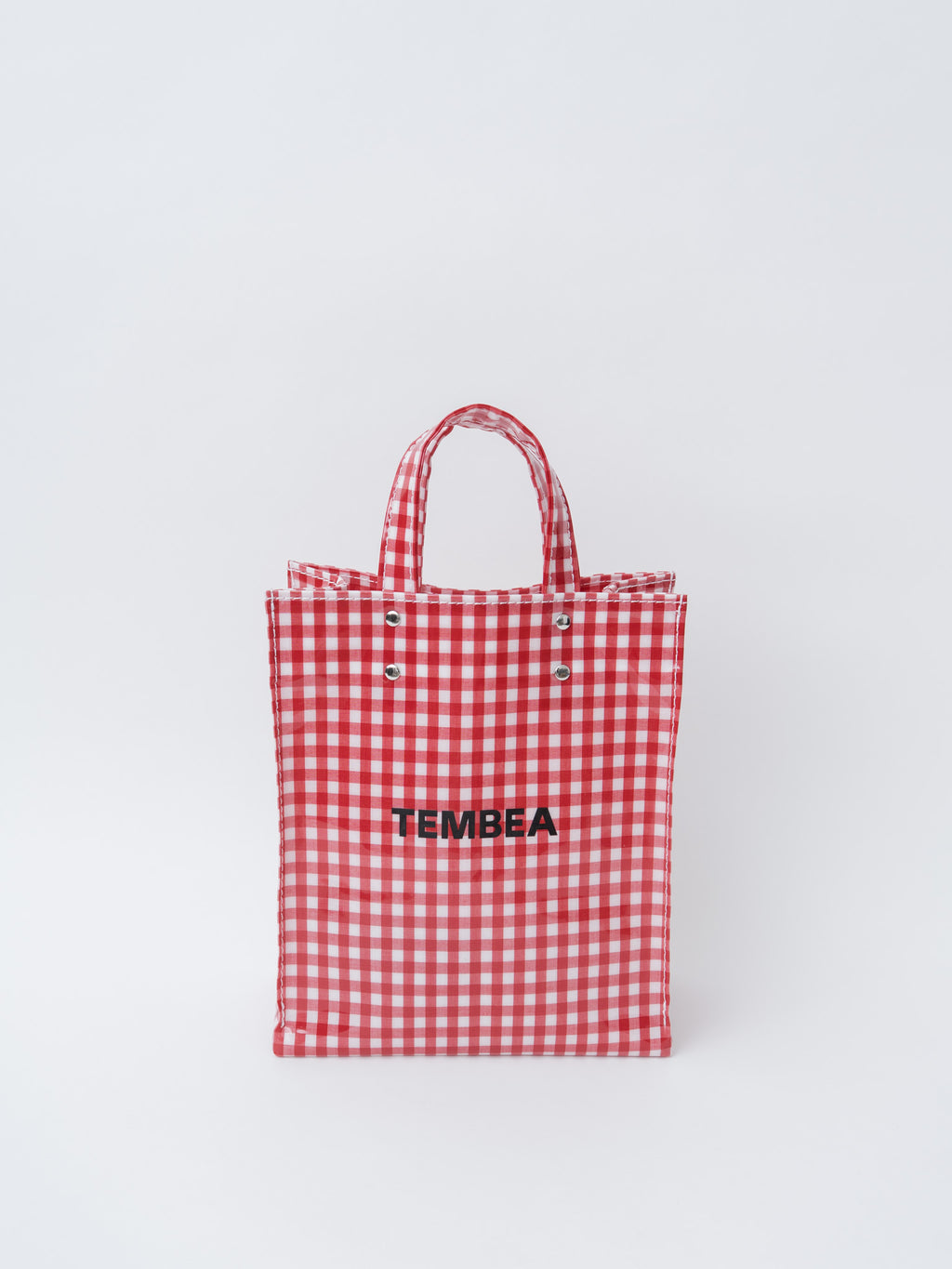 Paper Tote Small - Gingham Red