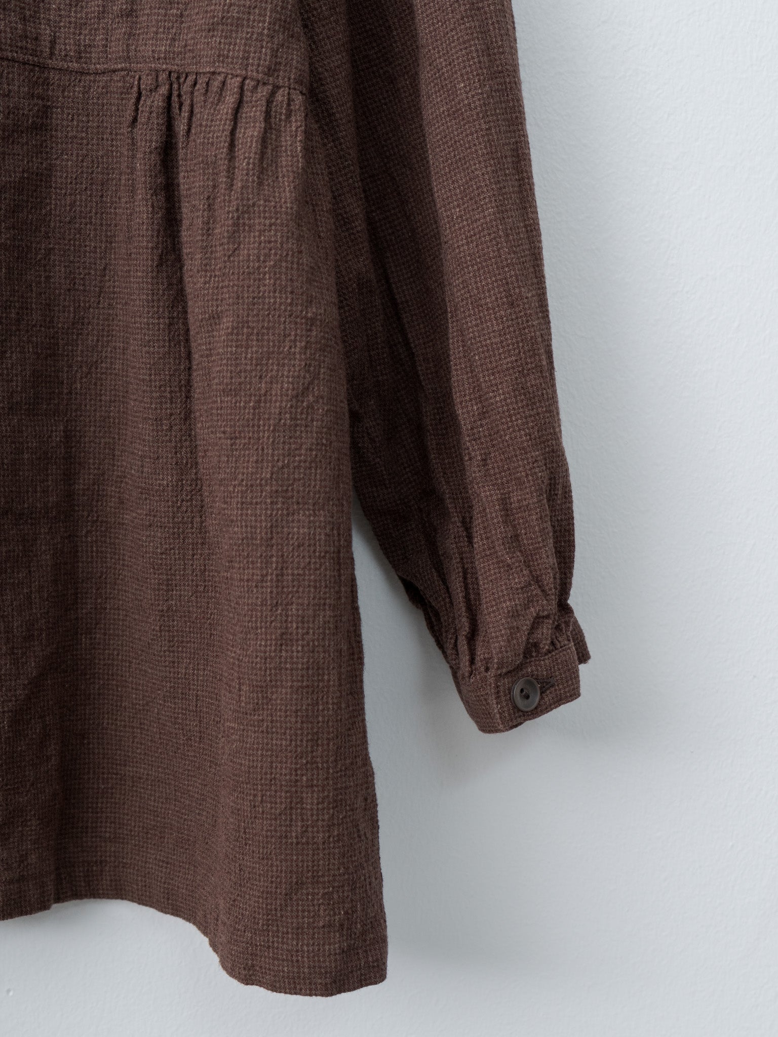 Houndstooth Shirt - Brown