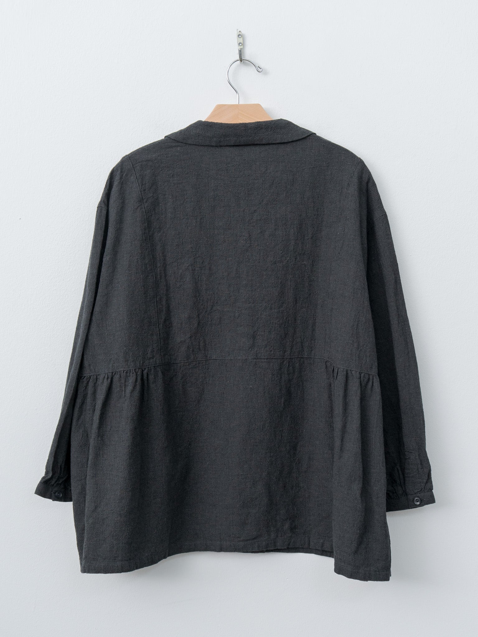 Houndstooth Shirt - Charcoal