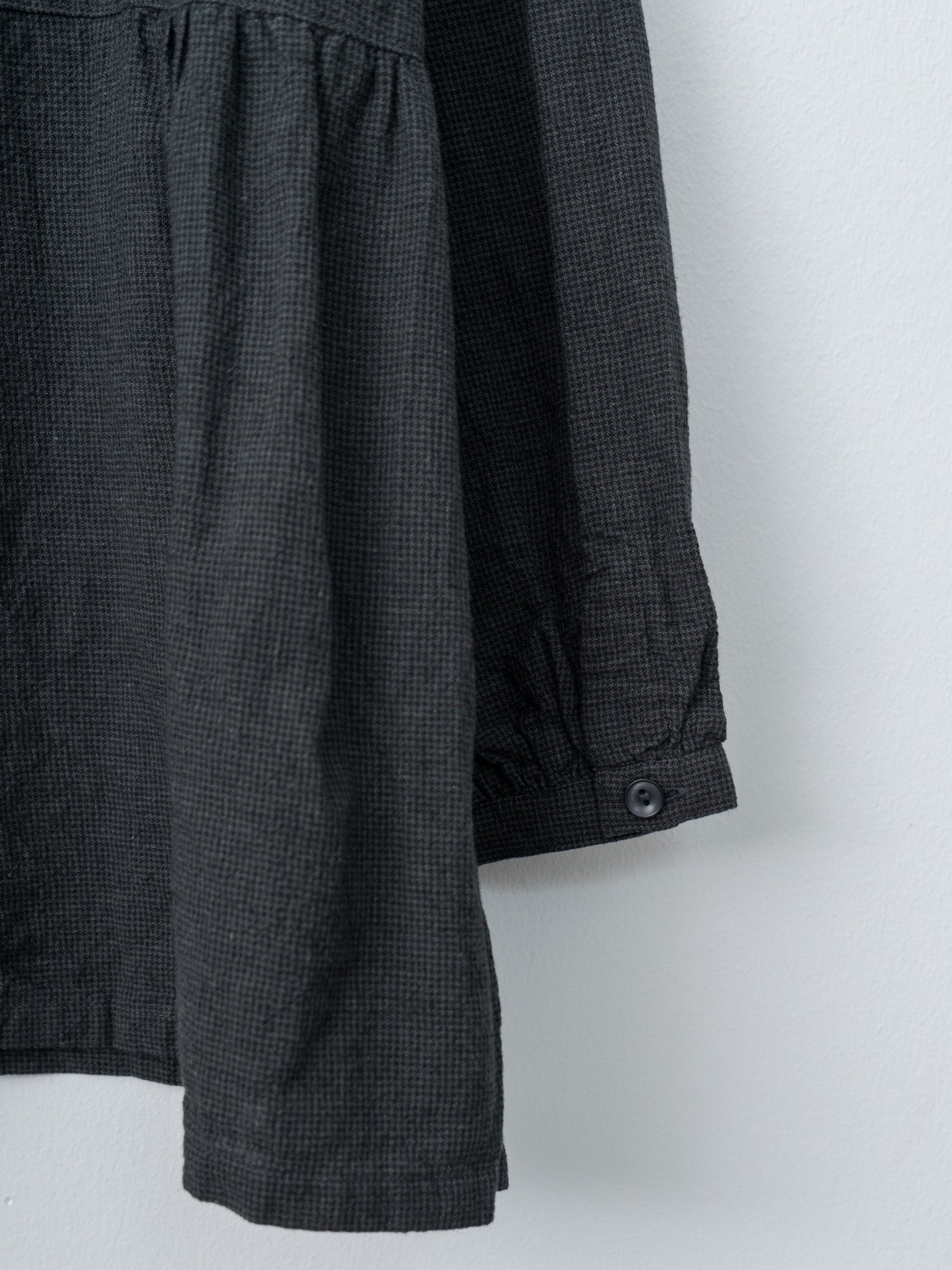 Houndstooth Shirt - Charcoal