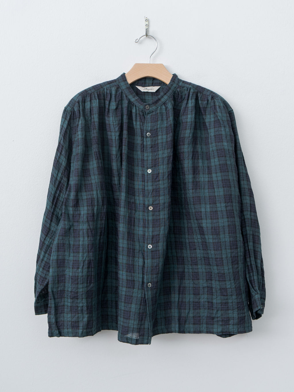 Canvas Black Watch Linen Shirt - Black Watch