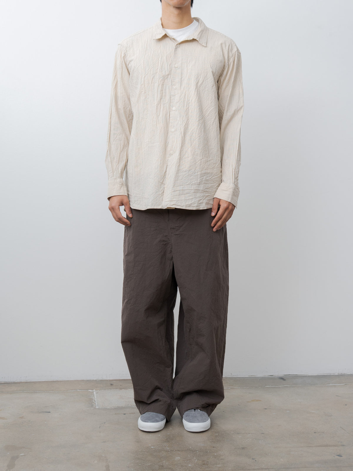 Namu Shop - Casey Casey Fabiano Shirt WIND STRIPE - Natural Stripe