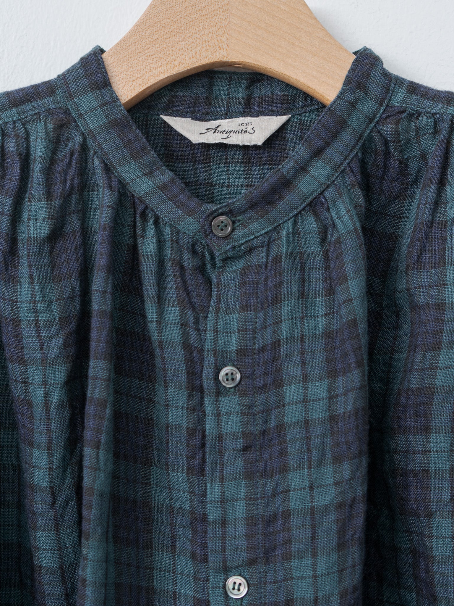Canvas Black Watch Linen Shirt - Black Watch