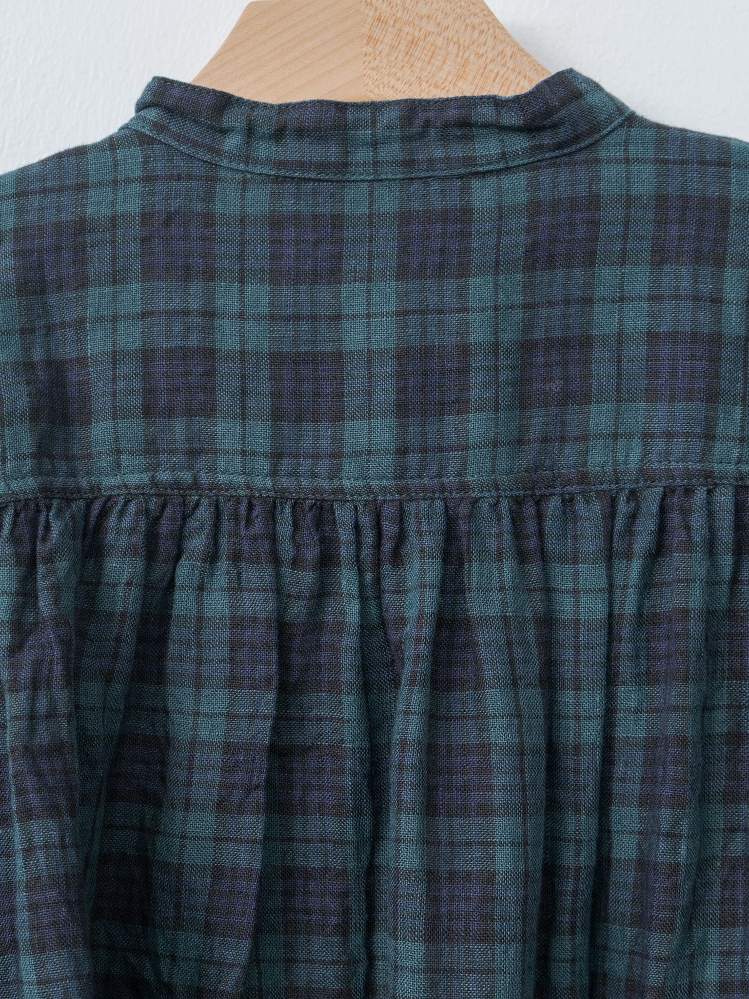 Canvas Black Watch Linen Shirt - Black Watch