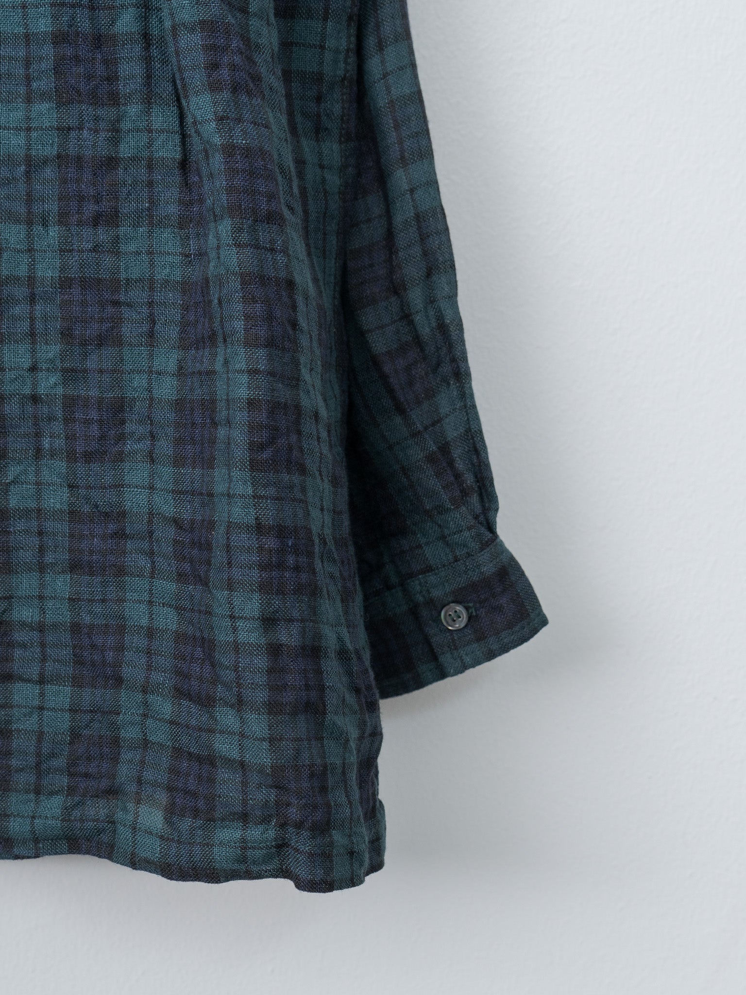 Canvas Black Watch Linen Shirt - Black Watch