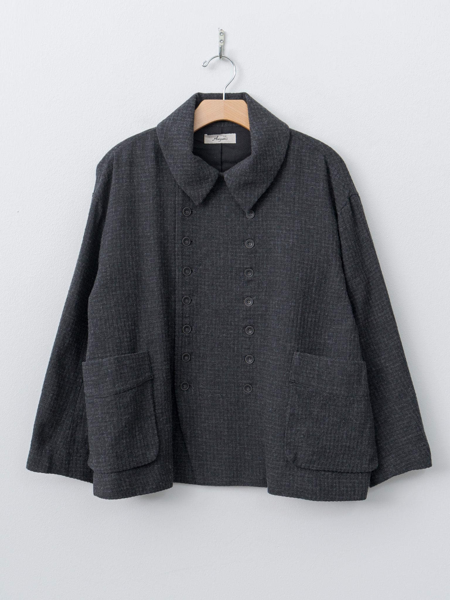 C/W Seersucker Jacket - Charcoal