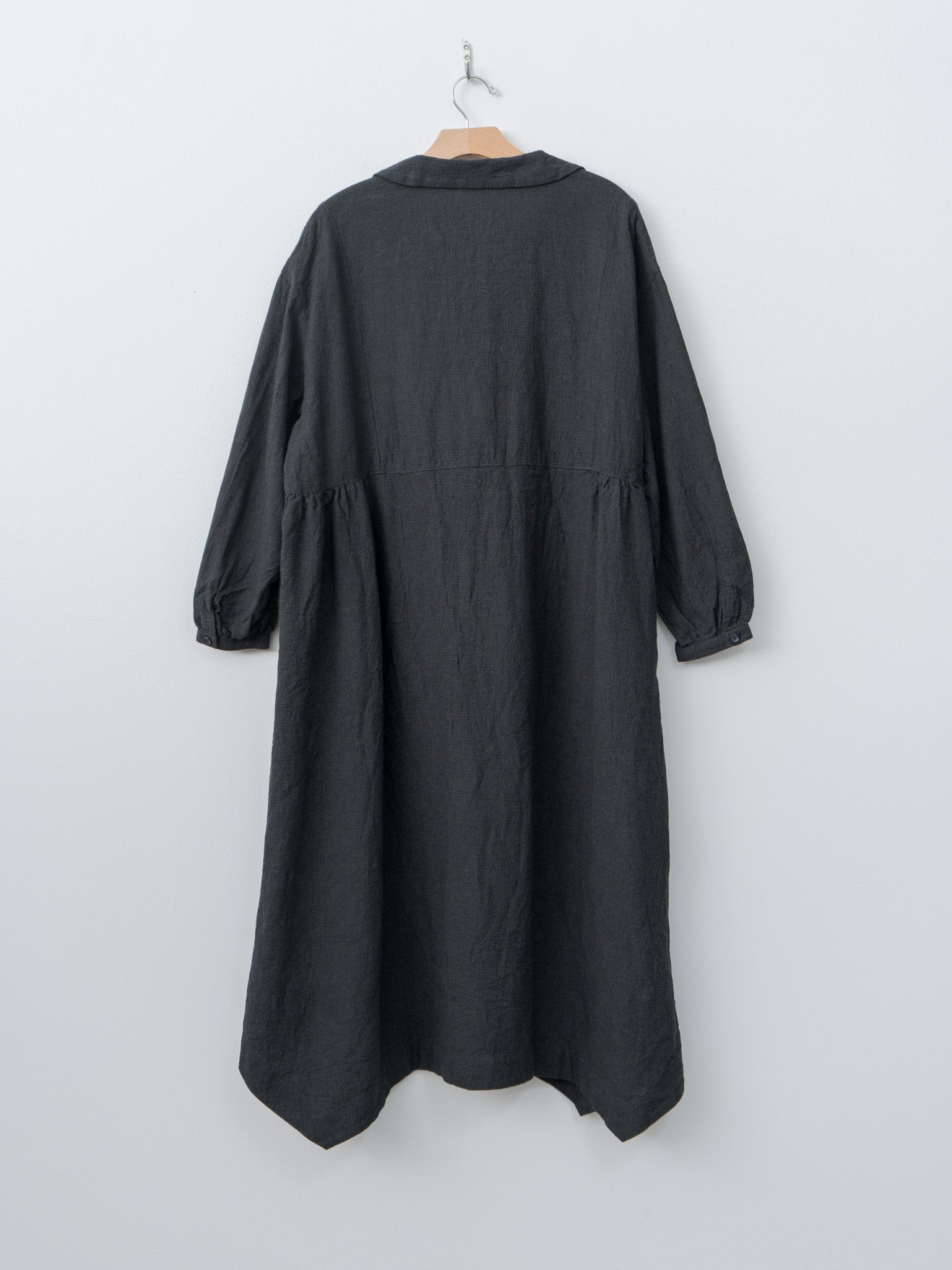 Houndstooth Dress - Charcoal