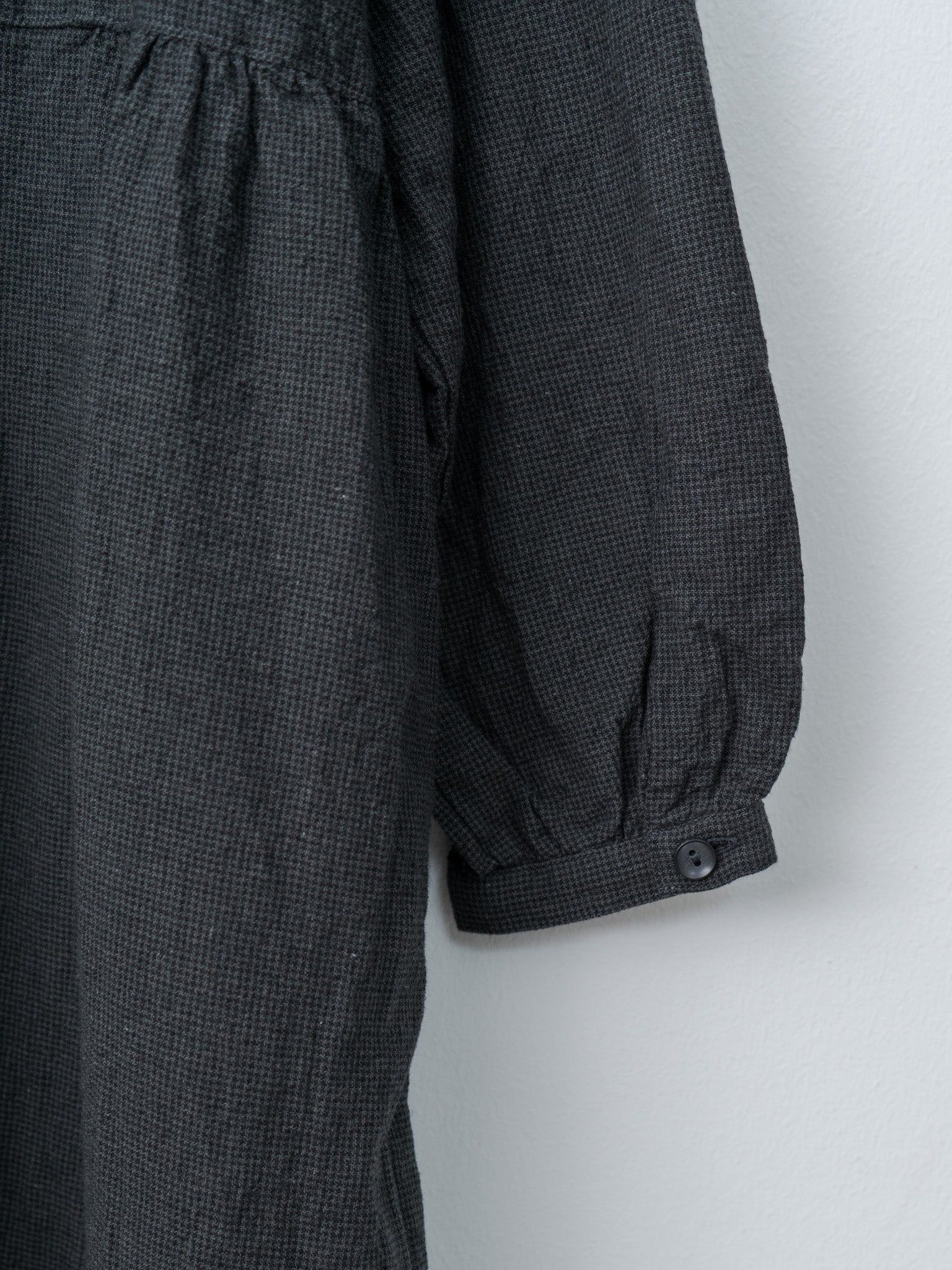 Houndstooth Dress - Charcoal