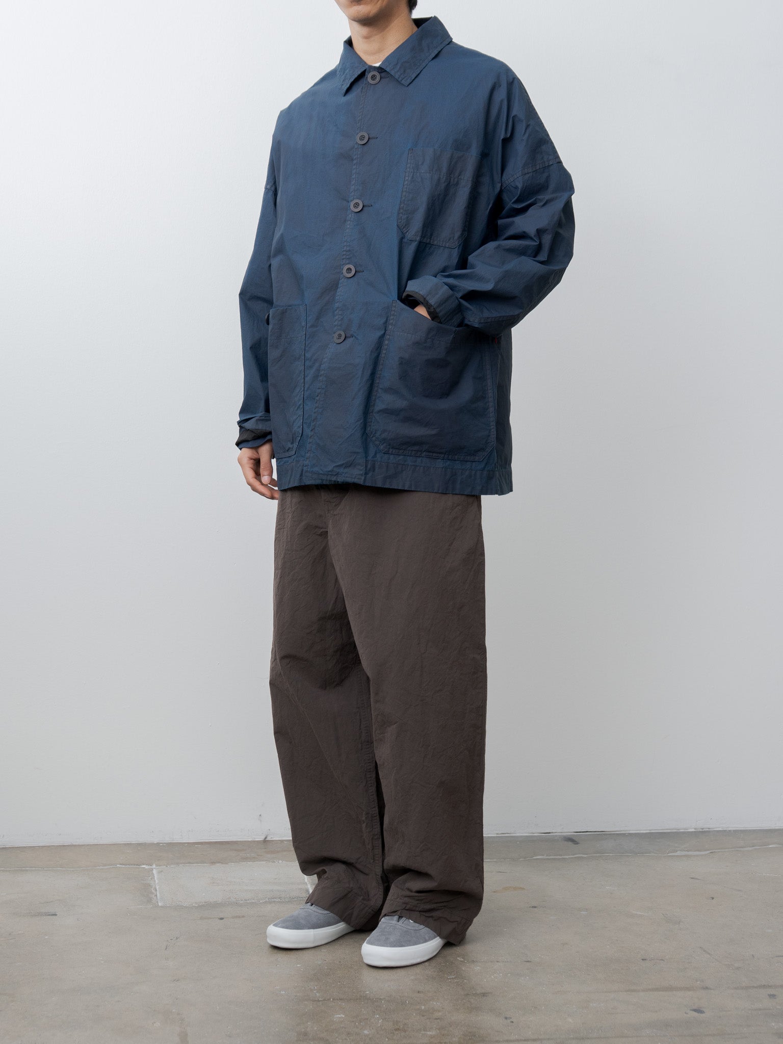 Namu Shop - Casey Casey Higa Travail Jacket PIGMENT WAX - Navy