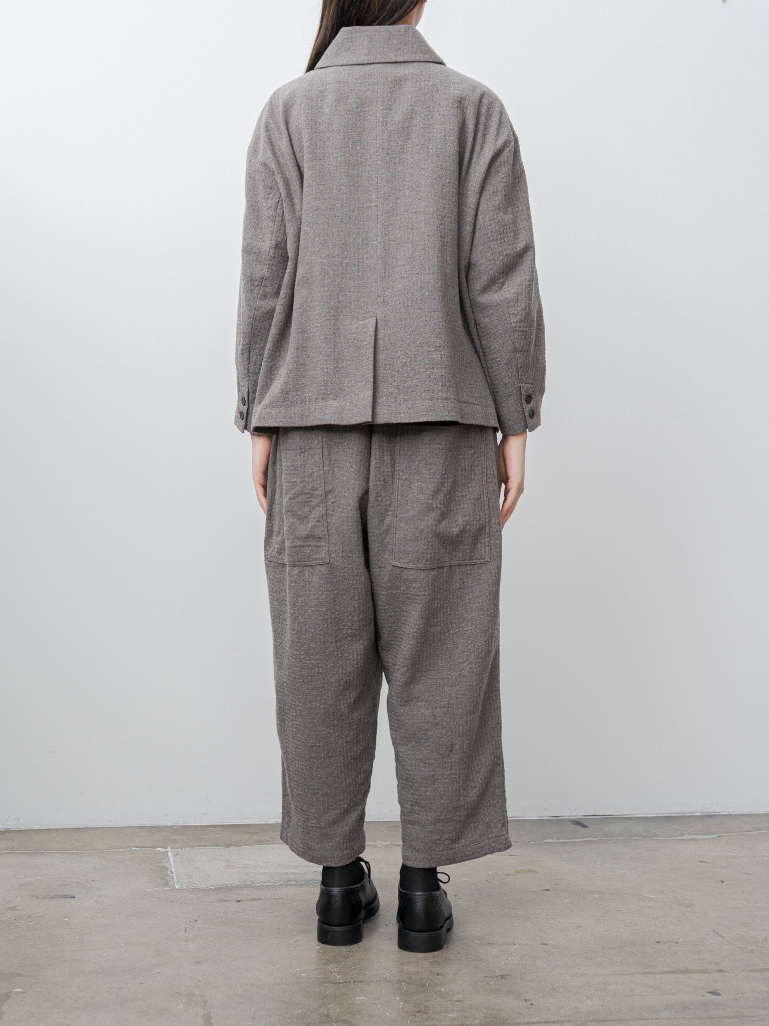 C/W Seersucker Pants - Mocha