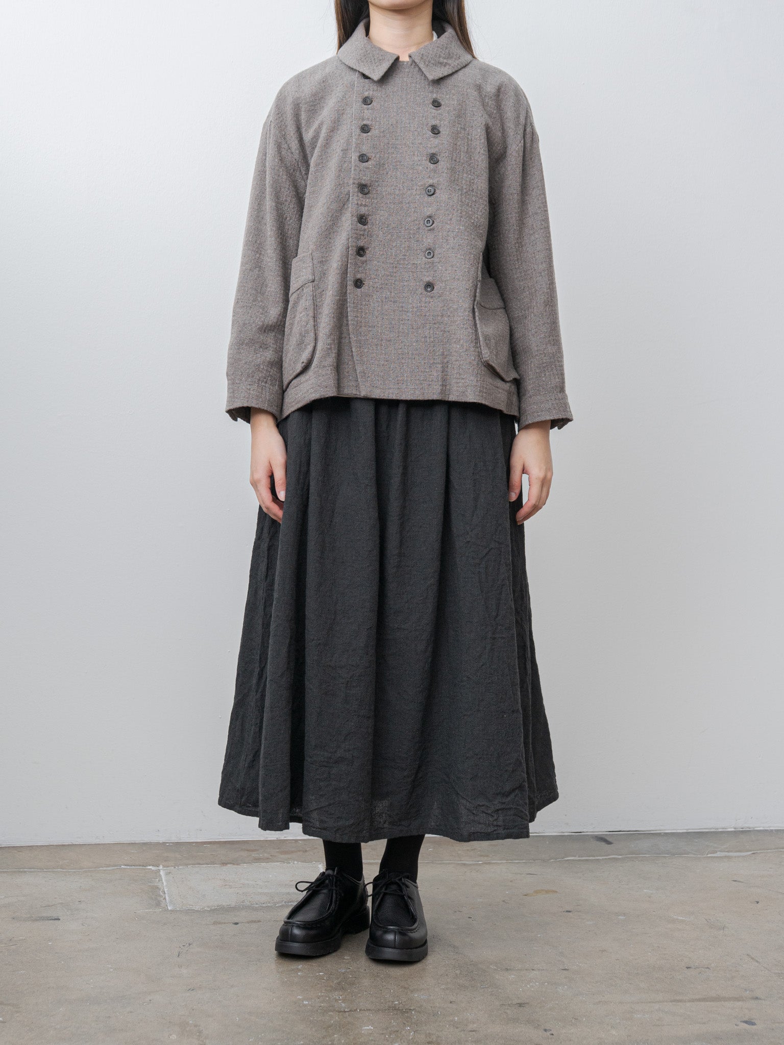 C/W Seersucker Jacket - Mocha