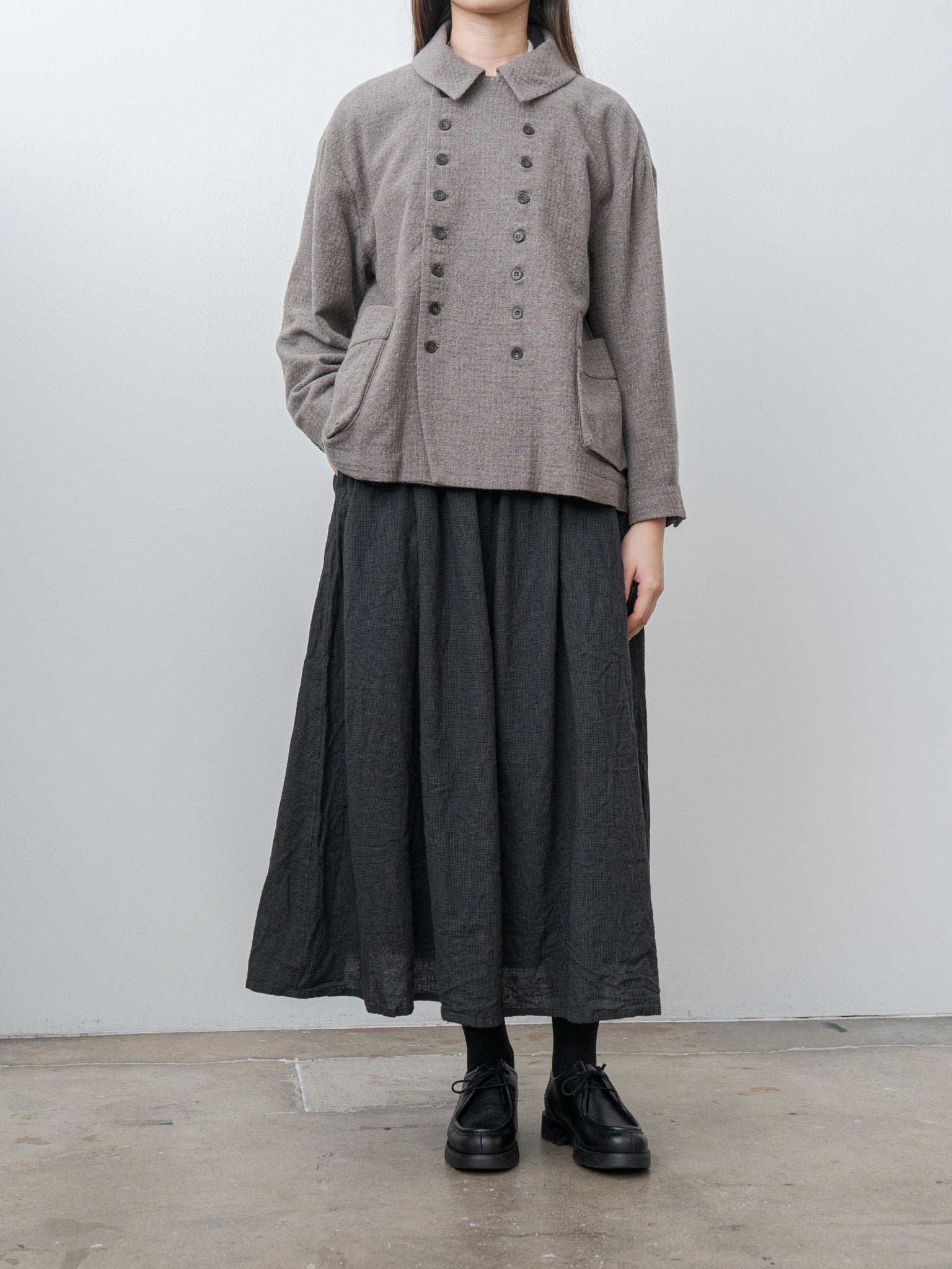 C/W Seersucker Jacket - Mocha