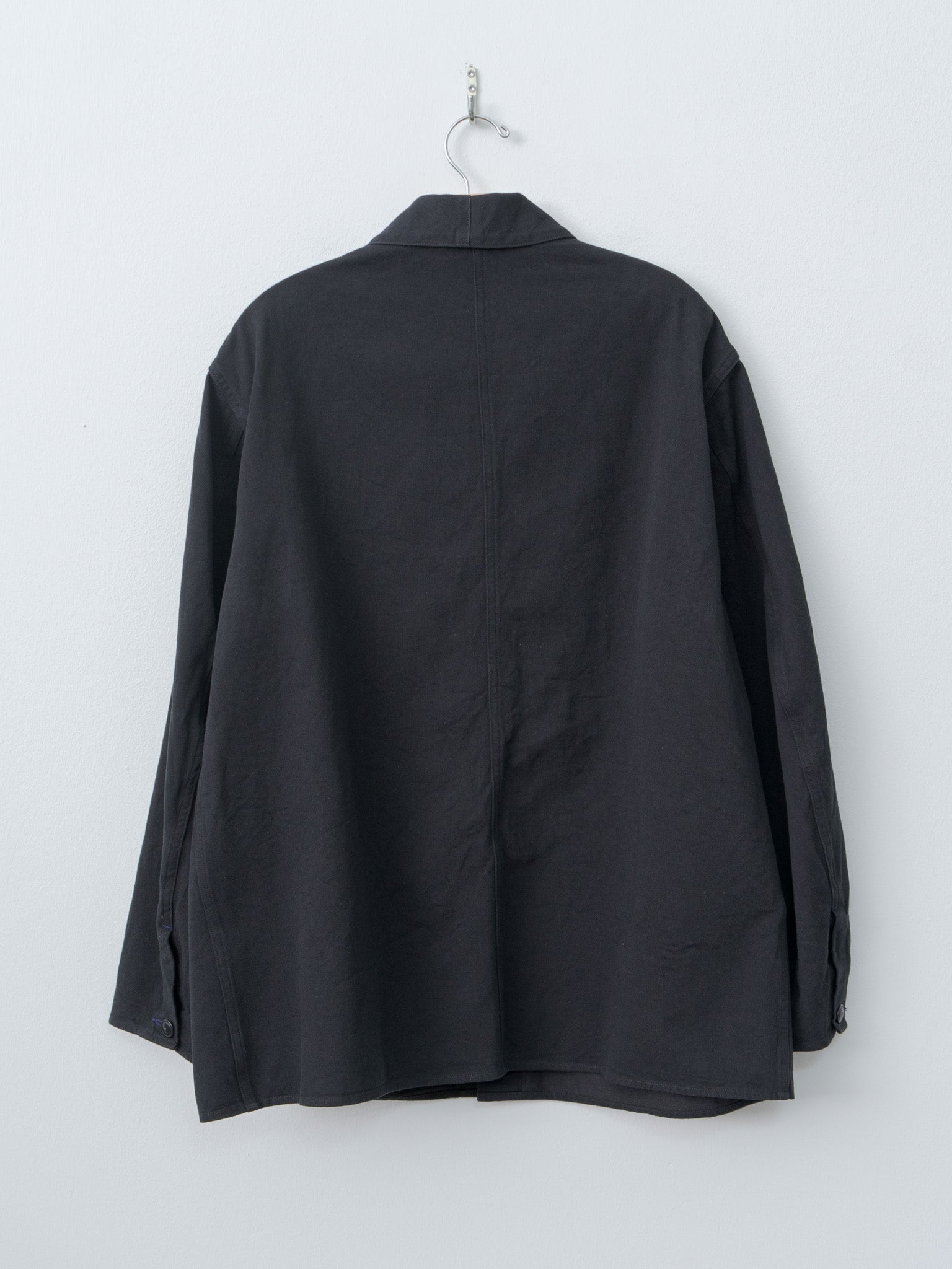 Cotton Drill Coverall Jacket - Black Cotton Drill Coverall Jacket - Black