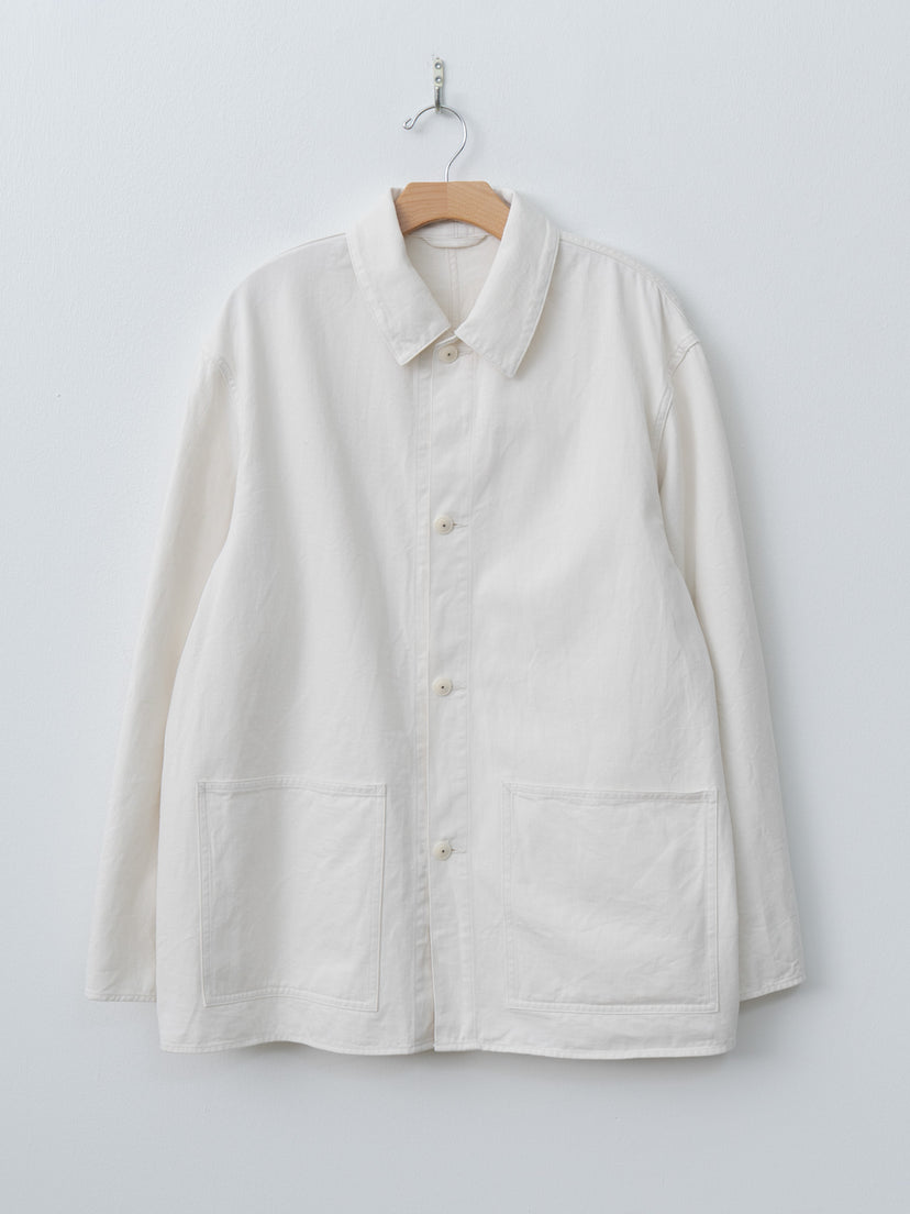 Namu Shop - Kaptain Sunshine Cotton Drill Coverall Jacket - Ecru