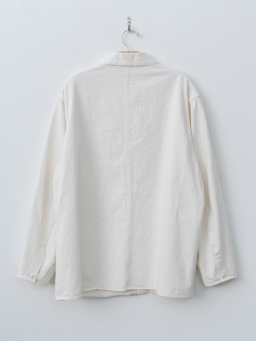 Namu Shop - Kaptain Sunshine Cotton Drill Coverall Jacket - Ecru