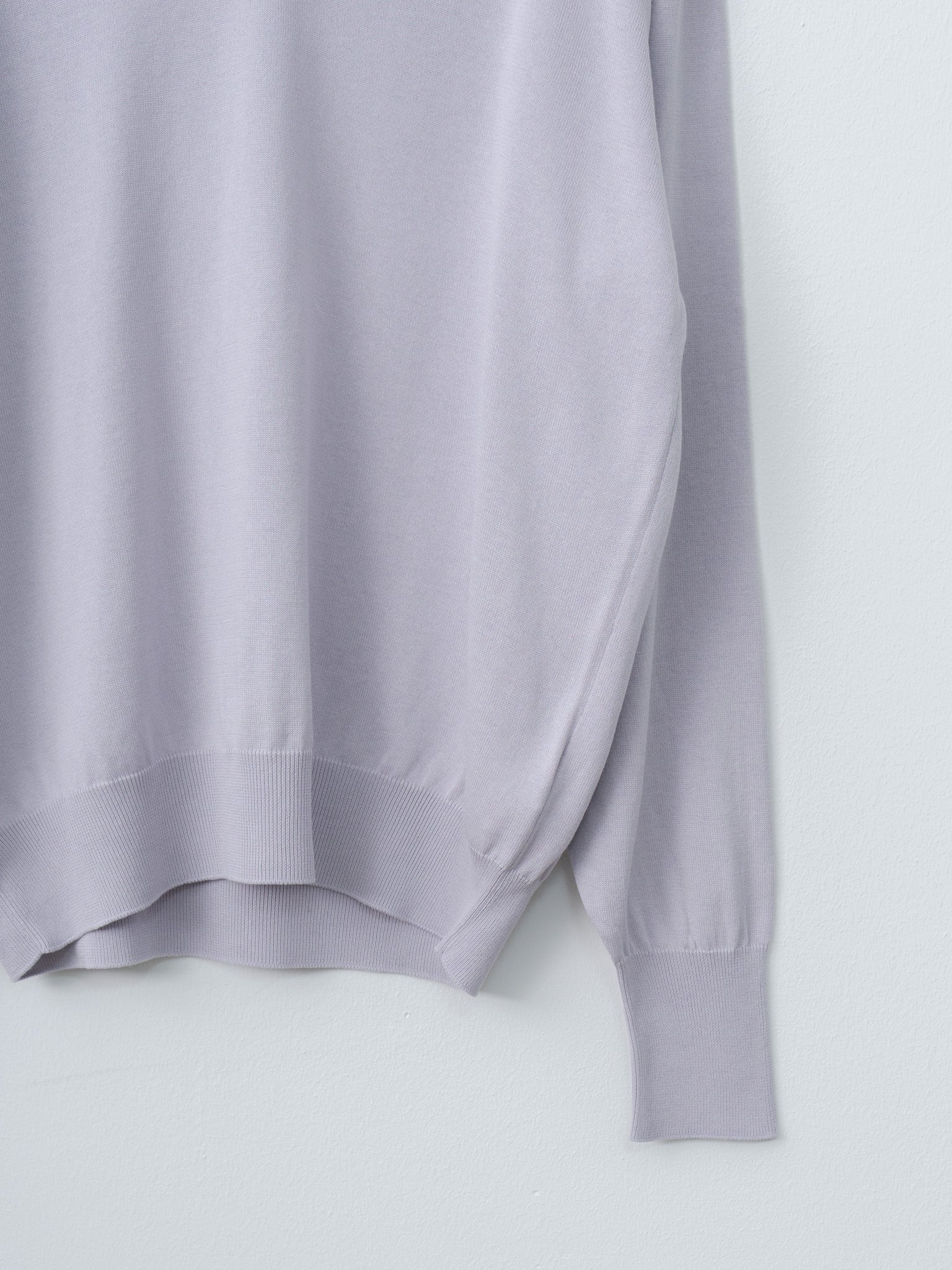 Namu Shop - Kaptain Sunshine Cotton Knit Skipper Shirt - Lilac