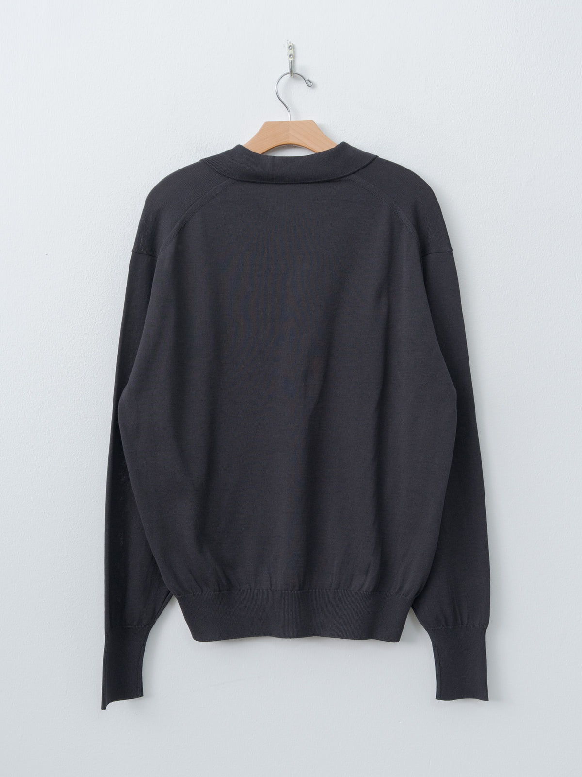 Namu Shop - Kaptain Sunshine Cotton Knit Skipper Shirt - Dark Navy
