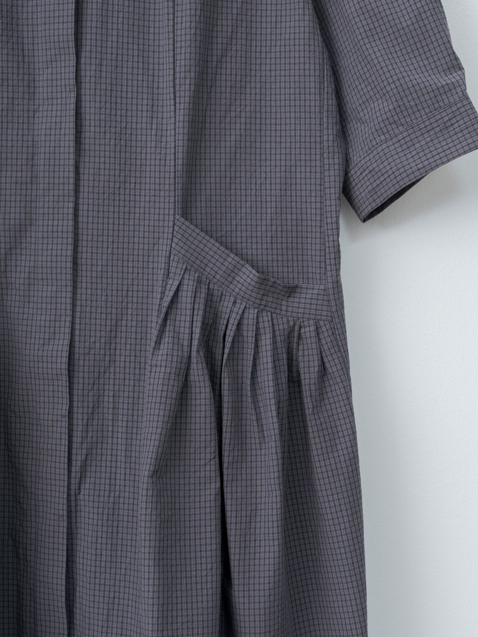 Sally Dress - Gray Check