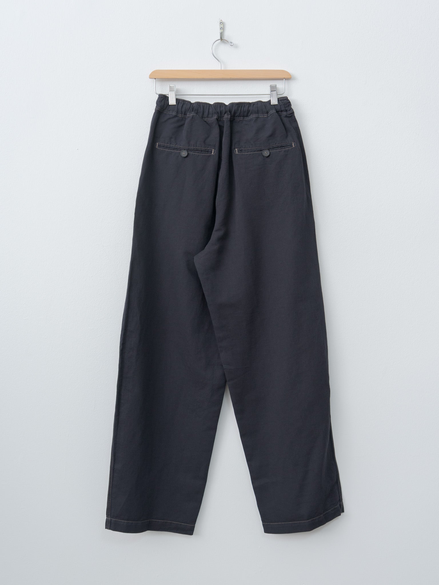 Namu Shop - Studio Nicholson SONNY Drawstring Pants - Black Grape