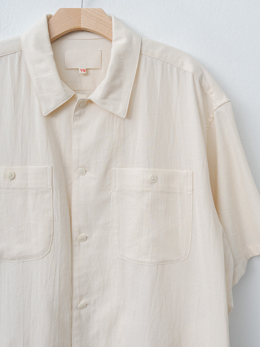 Namu Shop - Yoko Sakamoto Utility S/S Shirt - Ecru