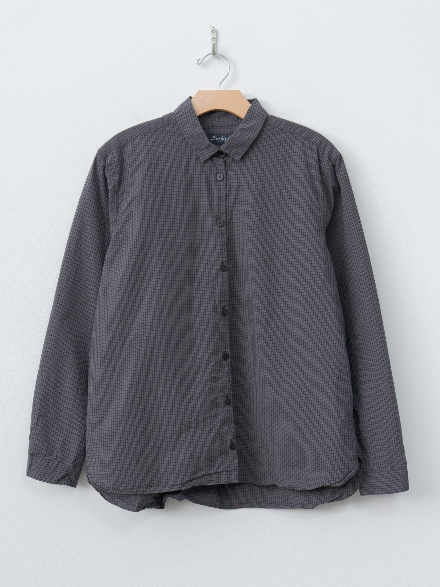 Loose Tyrol Shirt - Gray Check