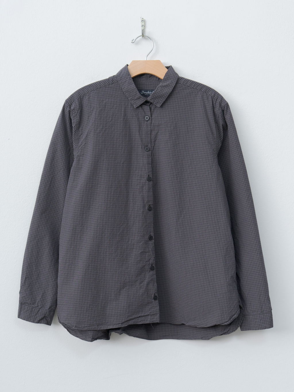 Loose Tyrol Shirt - Gray Check