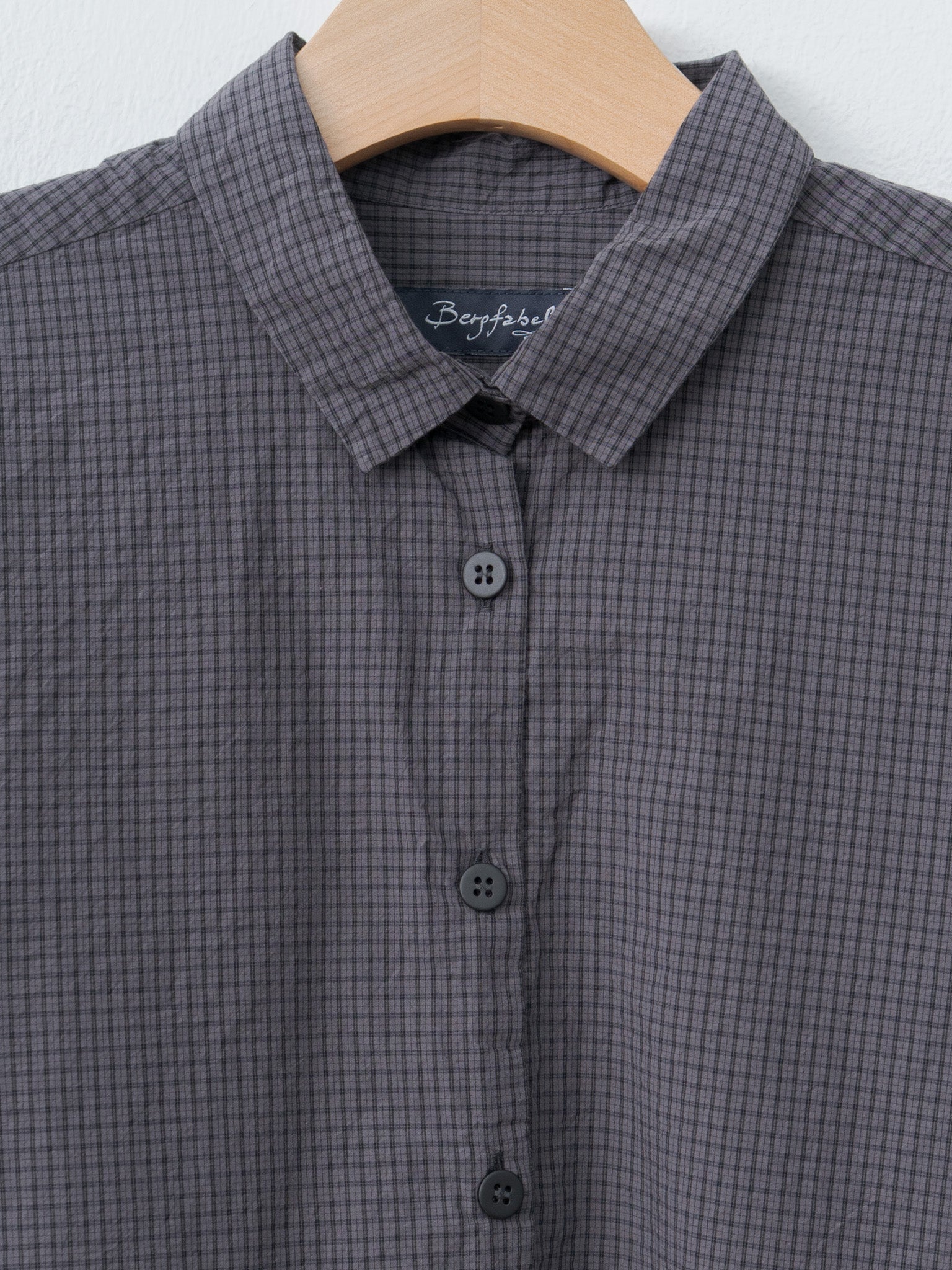 Loose Tyrol Shirt - Gray Check