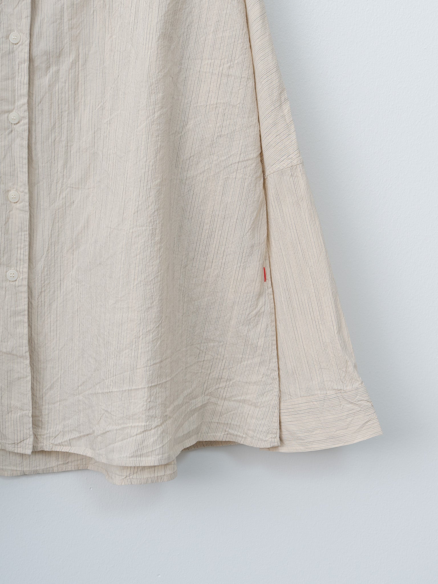 Waga LS Shirt WIND STRIPE - Nat Stripe