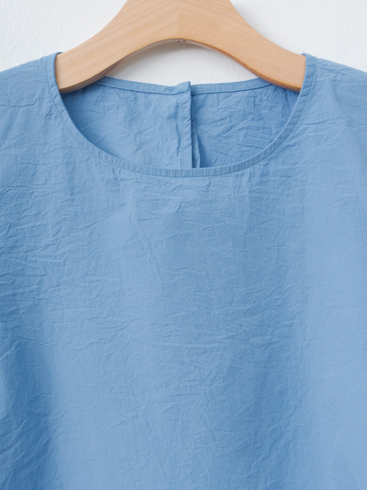 Simple Top CHALK POPLIN - Light Blue
