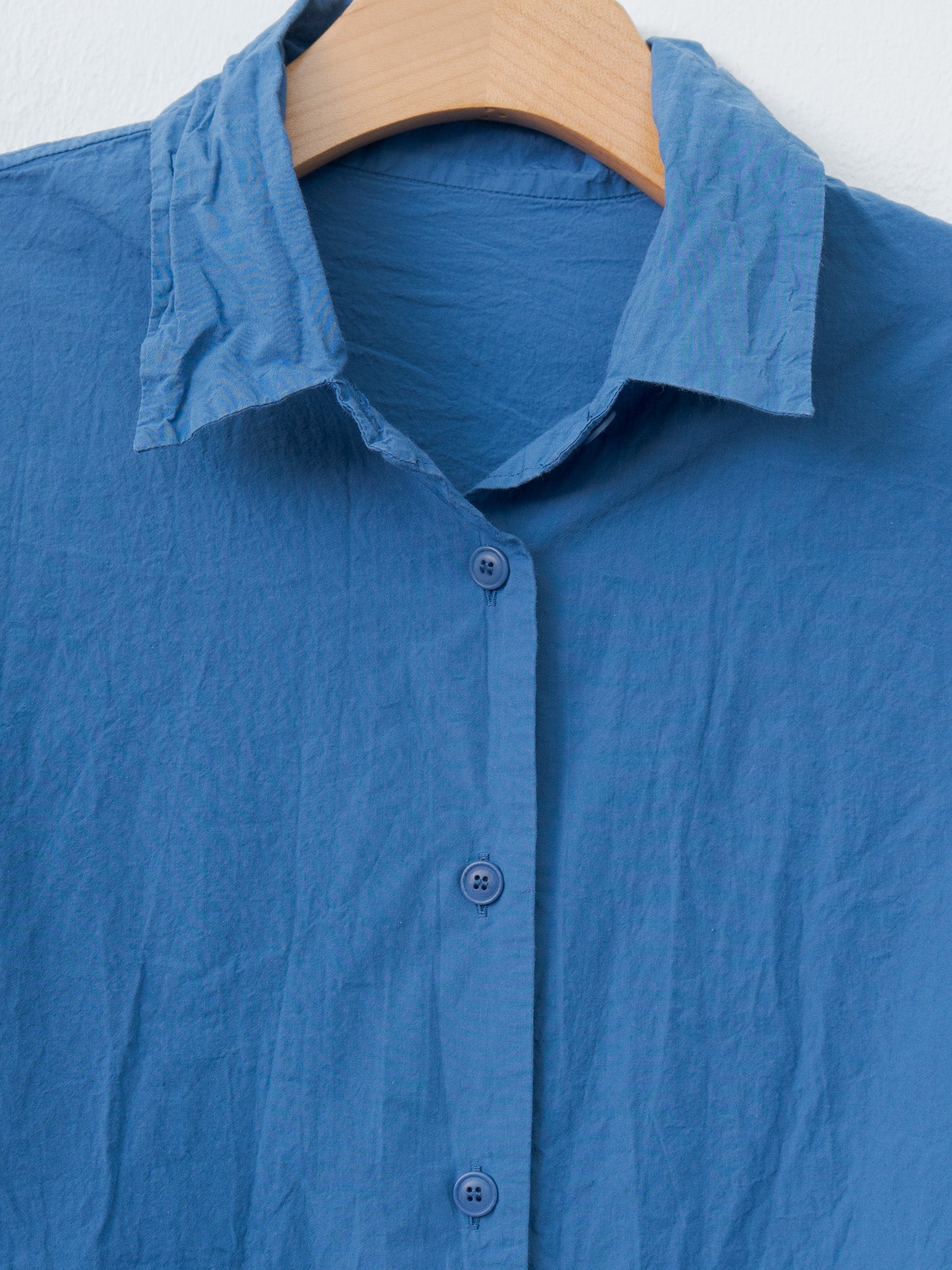 Tippy Shirt CHALK POPLIN - Medium Blue