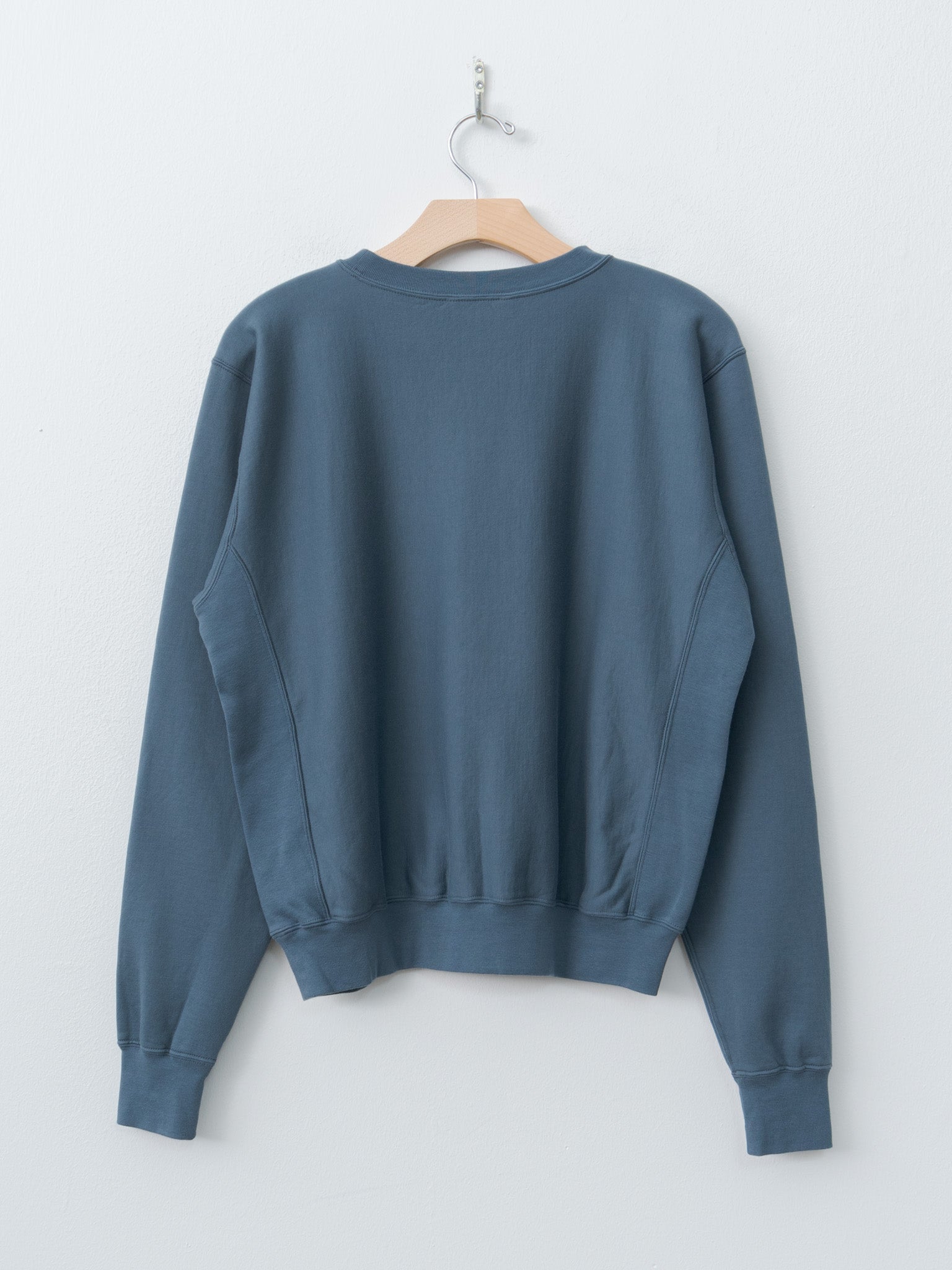 Namu Shop - Auralee Elastic High Gauge Sweat P/O - Dusty Blue