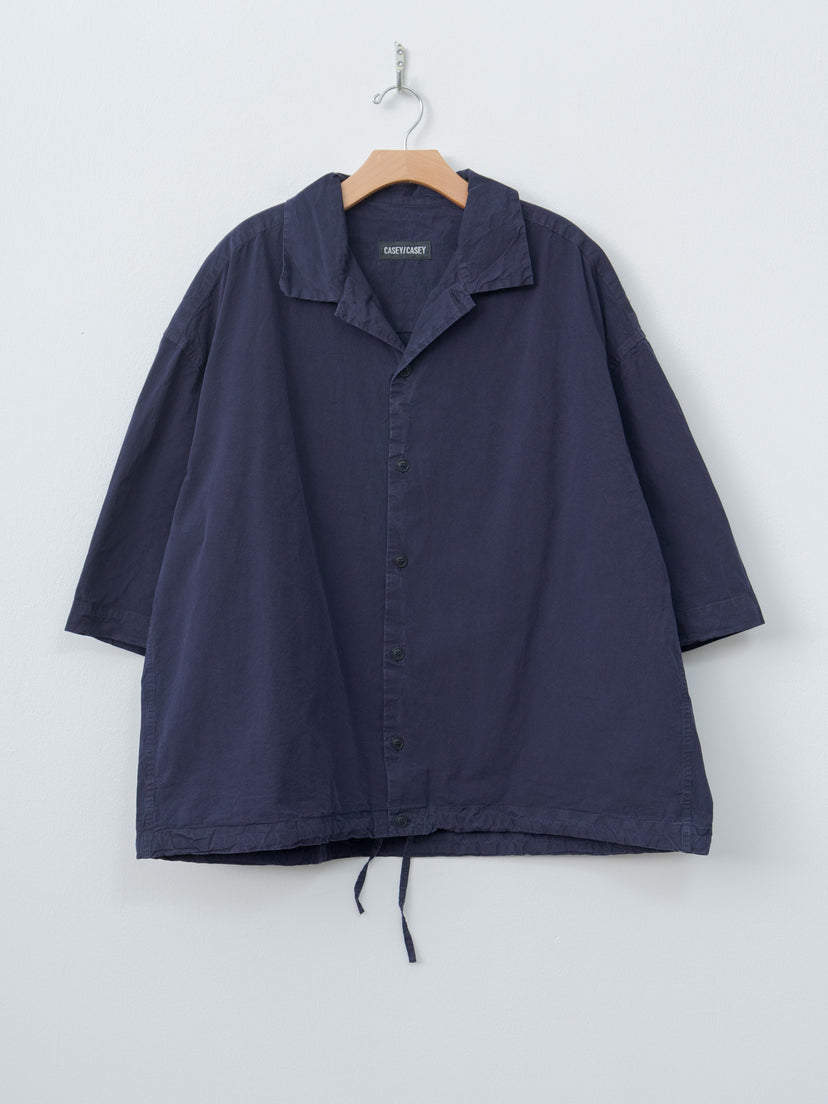 Namu Shop - Casey Casey Mili Volume Shirt PAPER COT - Navy