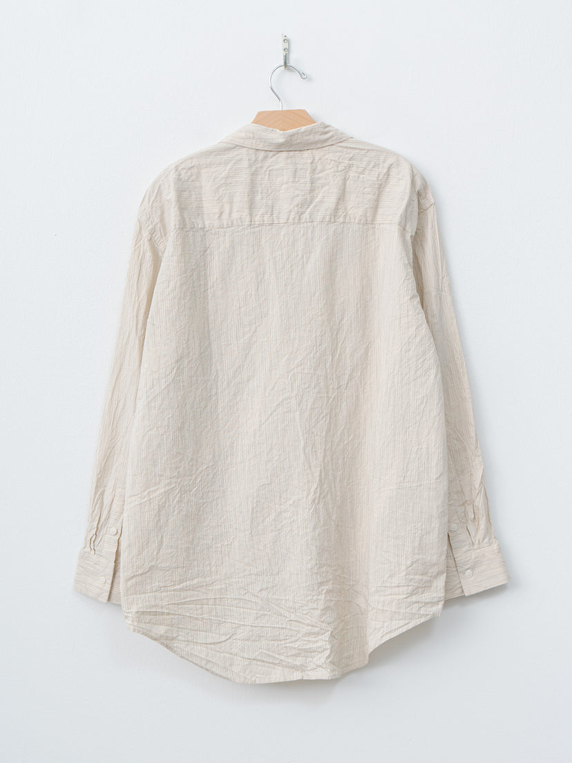 Namu Shop - Casey Casey Fabiano Shirt WIND STRIPE - Natural Stripe