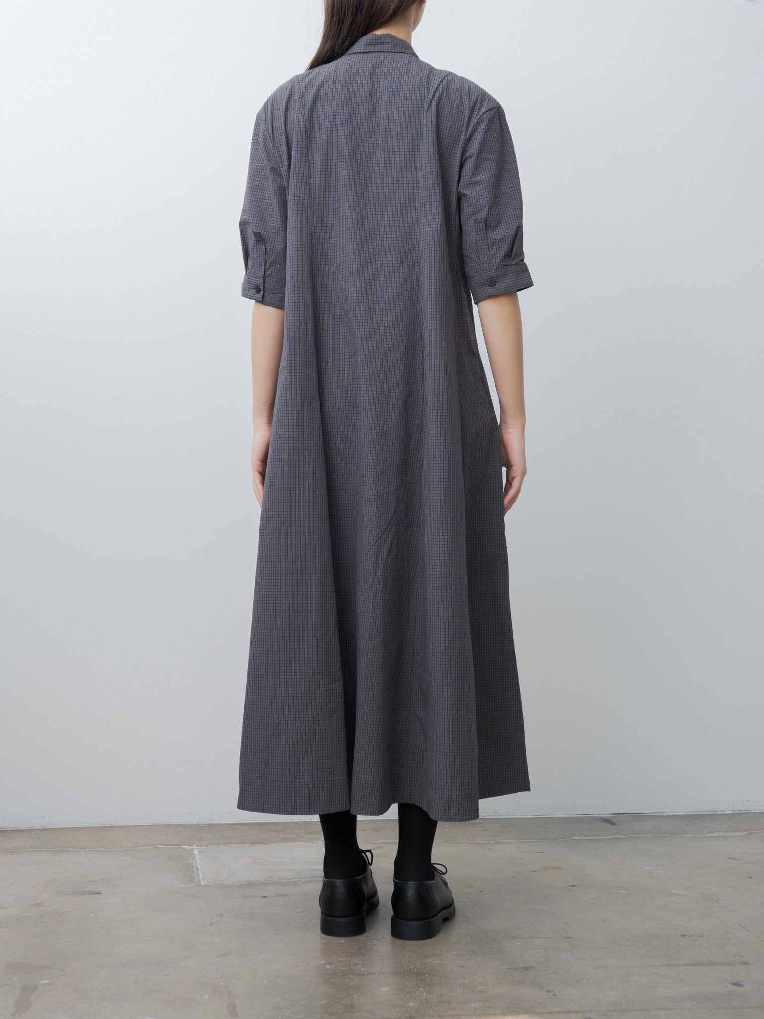 Sally Dress - Gray Check