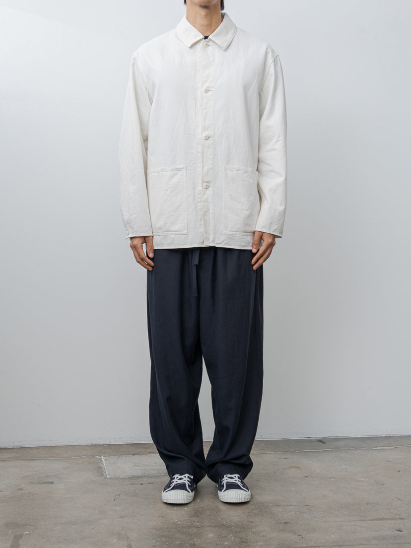 Namu Shop - Kaptain Sunshine Cotton Drill Coverall Jacket - Ecru