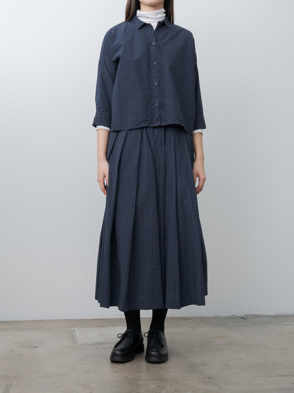 Claudia Shirt - Navy Check