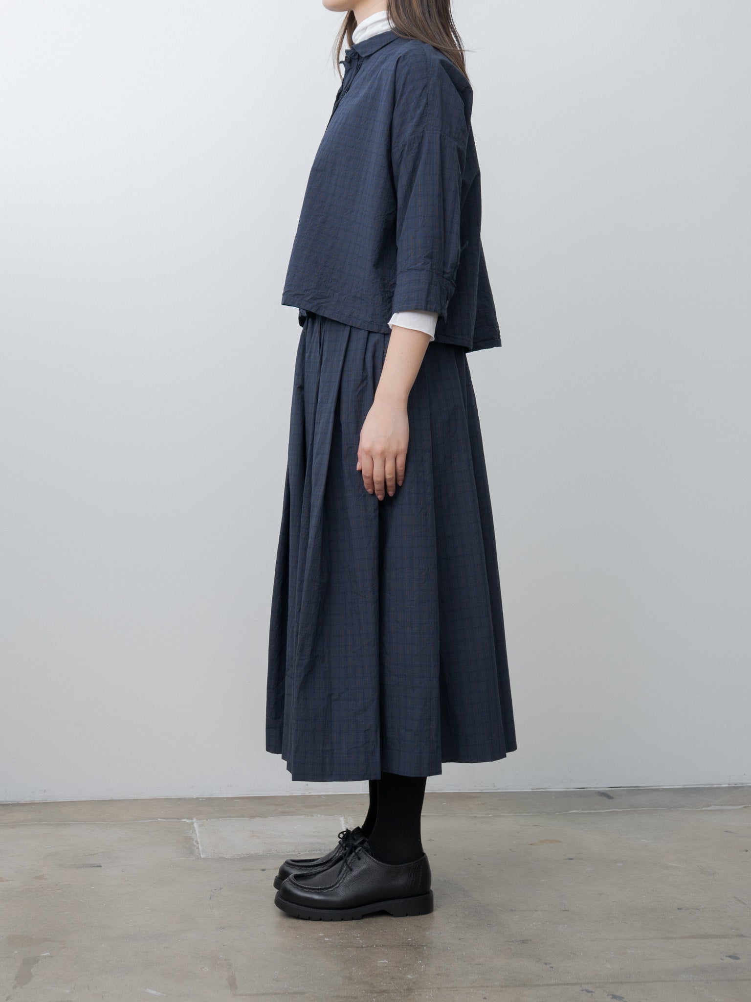 Claudia Shirt - Navy Check