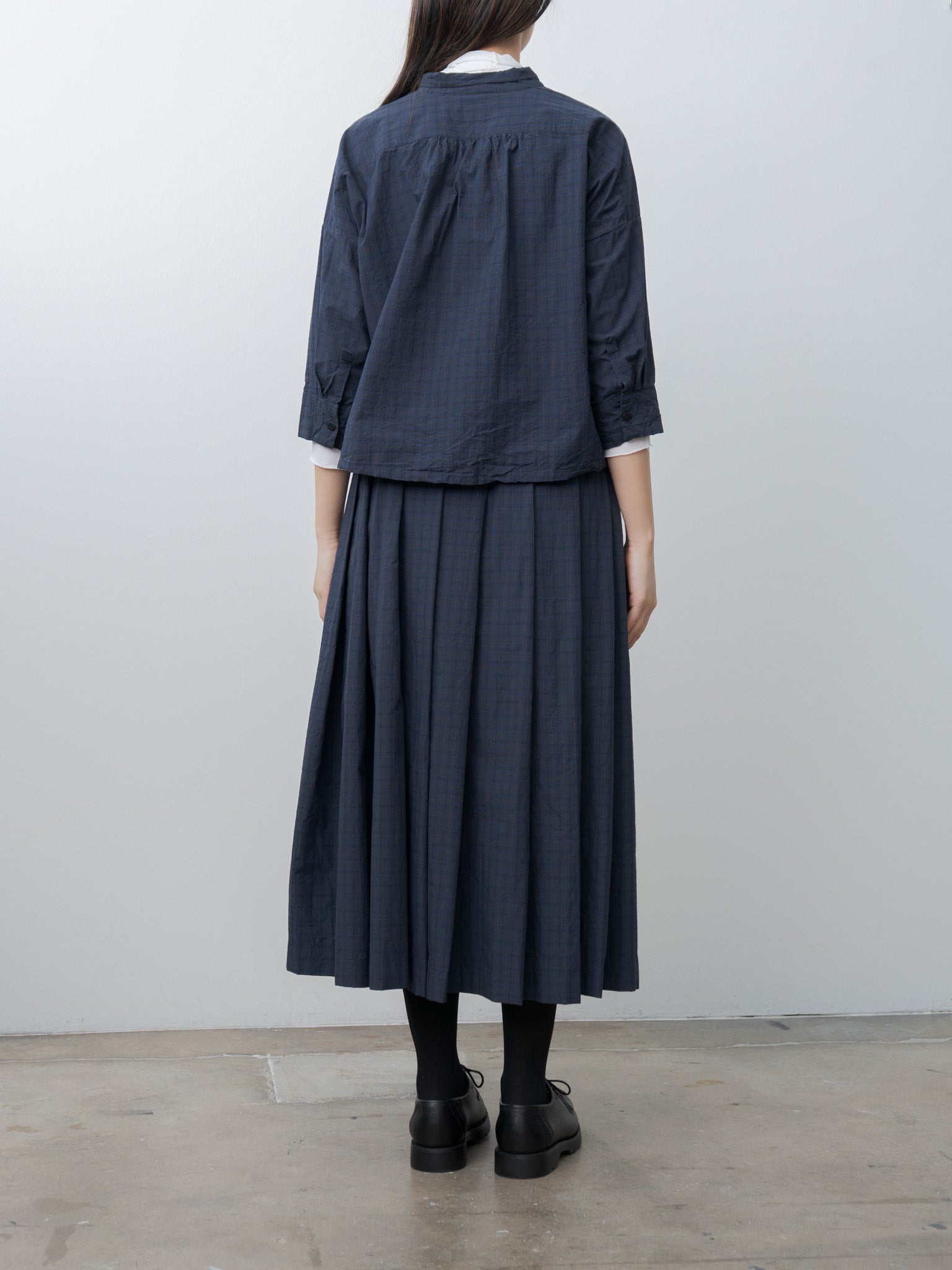 Claudia Shirt - Navy Check